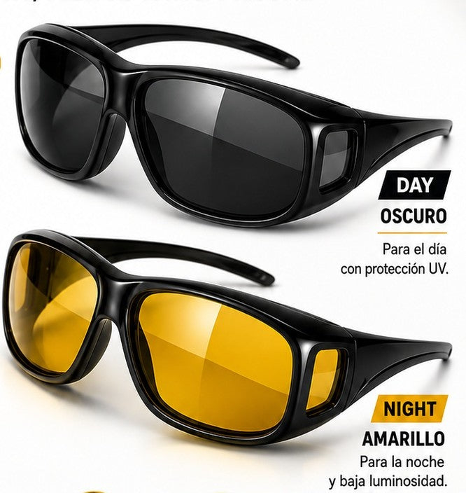 Pack Lentes HD Visión Día + Noche